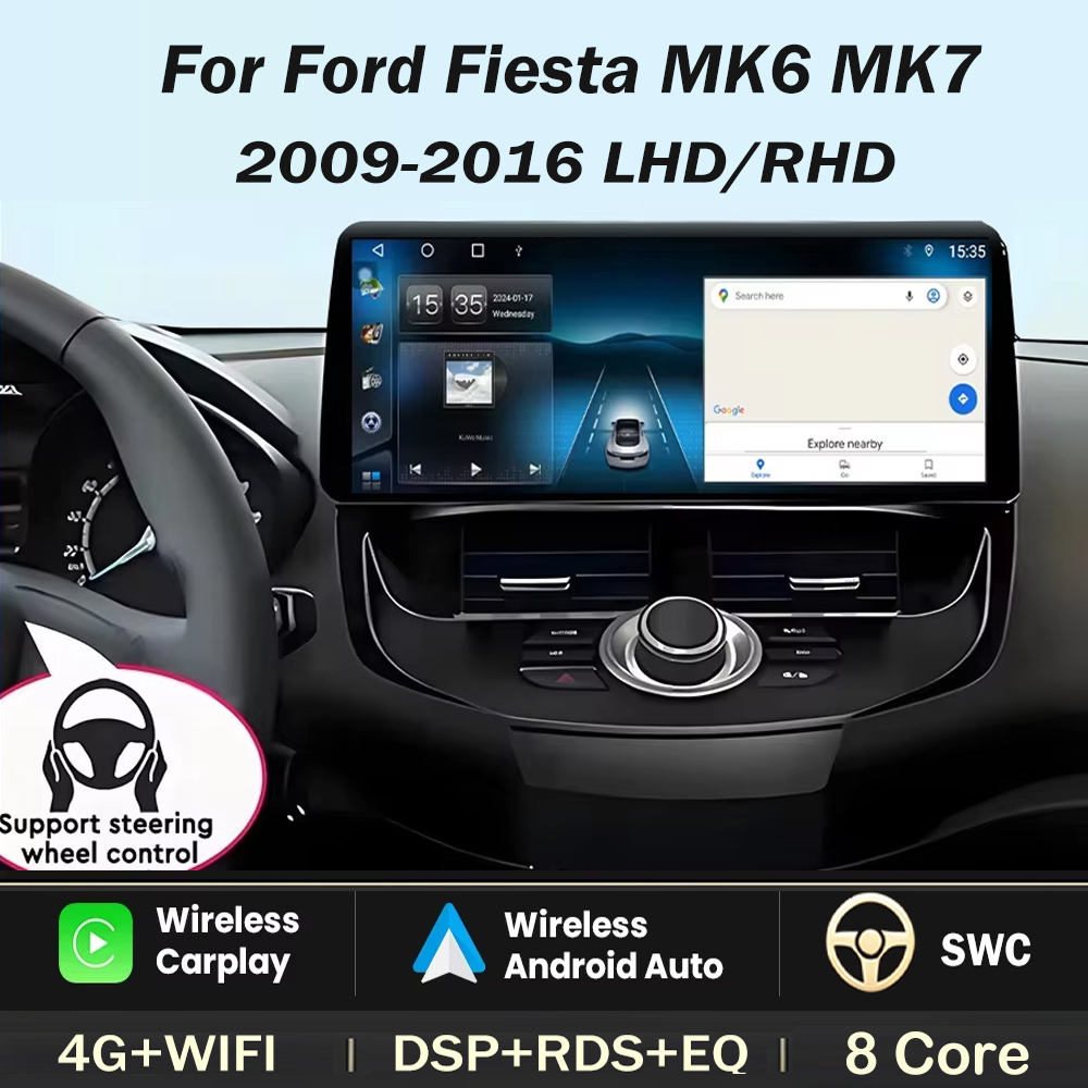 Ddr5 8Gb - 12,3 pouces, pour Ford Fiesta MK6