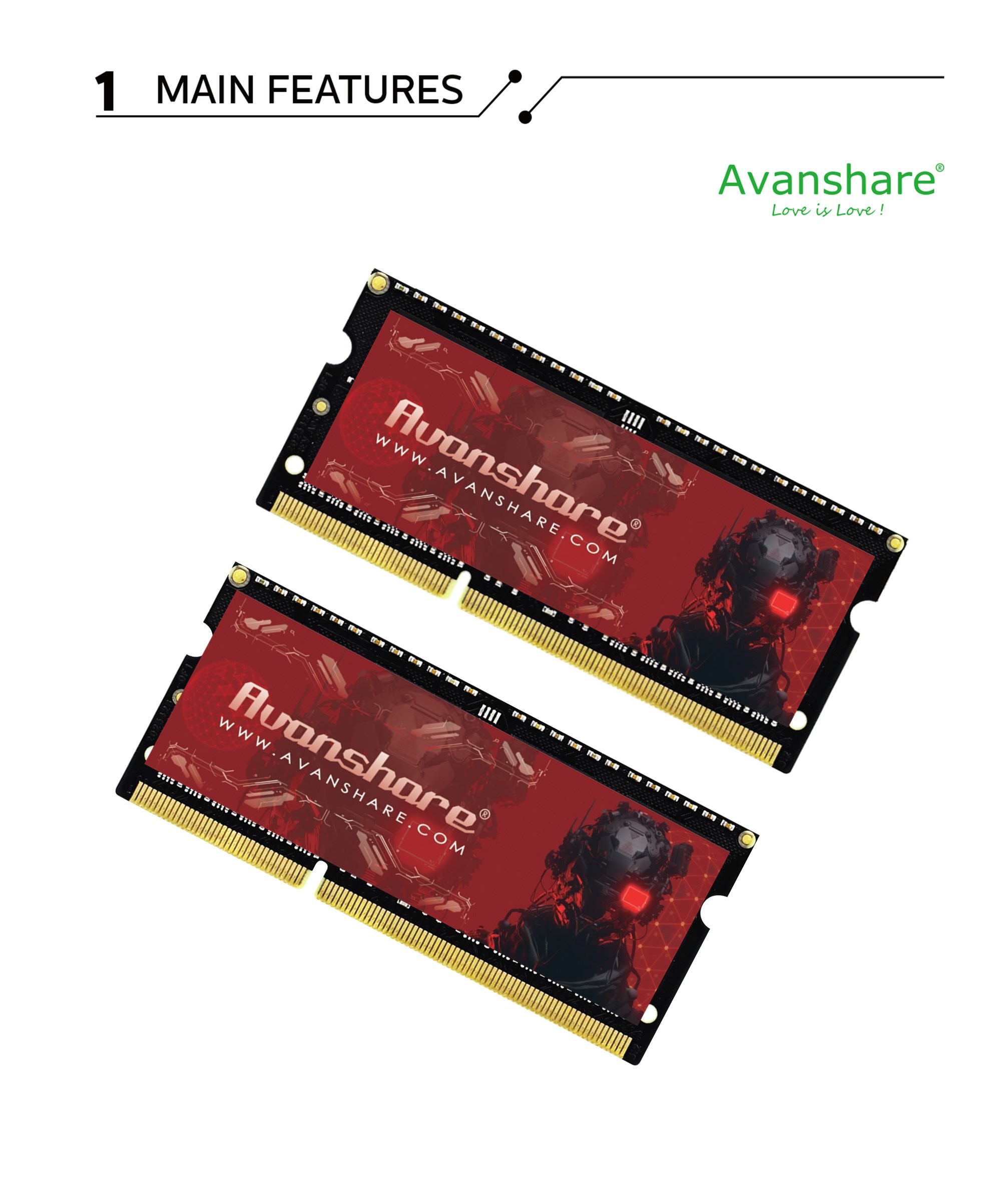 Ddr5 32Gb - Mémoire RAM Avanshare DDR5 DDR4 DDR3